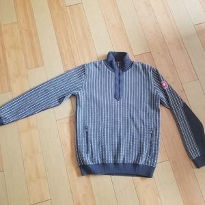 Holebrook authentic Swedish windproof cotton sweater 1/4 zip Large